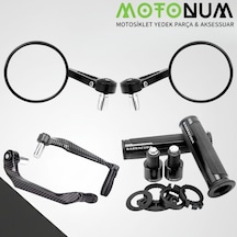 Daelim S3 250 Modifiye Seti-siyah-yuvarlak Gidon Ayna-md08644