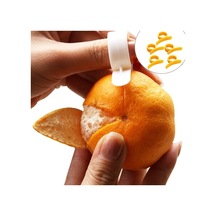 10 Adet Halka Tipi Limon Turuncu Mandallama Açıcı Soyucu Kabuk Dilimleyici Kesici Meyve Cilt Sökücü Bıçak Yardımcısı, Rastgele Renk Dağıtım Diğer