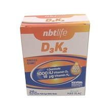 NbtLife D3K2 Vitamin 20 ml Oral Damla