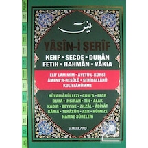 Fihristli Yasin-i Şerif (Ciltli) - Ahmet Kasım Fidan - Semerkand Yayınları