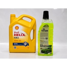 Shell Helix Hx5 Dizel 10w-30 7 Litre + Oto Şampuan 1000 ML