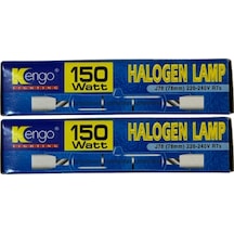 Kengo 150w Sarı Işık R7s Duylu Dim Edilebilir Çubuk Halojen Ampul 2 Adet