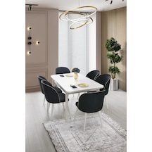 Askar Mdf Yemek Masası + 6 Sandalye Aytaşı