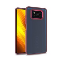 Zore Poco X3 Kılıf Nvth Flora Kapak - Kırmızı
