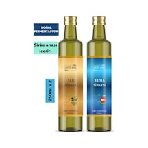 Alıç Sirkesi Ve Elma Sirkesi 250 Ml + 250 Ml - Doğal Fermente