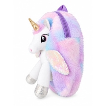 Unicorn Peluş Çocuk Çantası Mor - Pembe