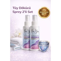 Unisex Tüy Dökücü Krem Sprey 100 Ml X 2 Adet