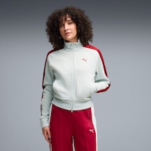 Puma T7 Kadın Beyaz Ceket 629796-29 Yeşil