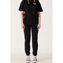 Wrangler Regular Fit Normal Kesim İçi Polarlı Cepli Siyah Jogger Eşofman Altı W232332001 Siyah