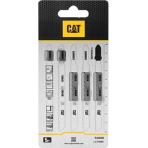 Cat Da06003 5 Parça Profesyonel Ahşap Çapaksız Temiz Kesim Dekupaj Testere Bıçağı, Ucu Fr Da06003