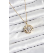 Mey İthalat 316l Çelik Zincir Gold Renk Zirkon Taşlı Kadın Kolye - Özel Seri Meyeb68fb57cd68ef7e380c029a8b altın