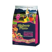 Nature Plan Paraket Sultan Cennet Papaganı Yemi 800 G x 6 Adet