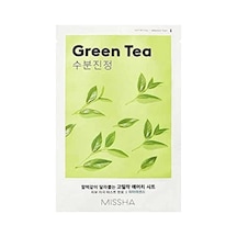 Mıssha Yeşil Çay Özlü Nemlendirici Yaprak Maske 1ad Airy Fit Sheet Mask Green Tea