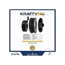 Kraftvoll 19011071 Klima Kompresör Kasnak Seti Ford Focus Iı 0411 1.6 Tı Focus Iıı 11 1.6 Tı Volvo V50 545 1.6 0512 S40 Iı 544 1.6 0512 C30 533 1.6 0511 1333040 Diğer