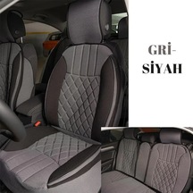 Nissan Nx Coupe Oto Koltuk Minderi Ön Arka 5'li Takım Gri Siyah Scr