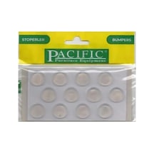 Cateksss Pacific Okyanus 18 Mm Silikon Bazlı Yapışkanlı Cam Masa Altı, Cam Altlığı Şeffaf - 28 Li Paket