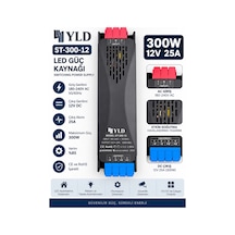 St-300-12 300w 12v 25a Slim Led Güç Kaynağı Led Trafo Switching Power Supply