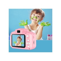 Dijital Ekranlı Çocuk Kamerası 1080p Hd Oyun Fotograf Video Kamera Hafıza Kartı Girişli