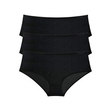 Biçomi 3 Adet Kadın Yüksek Bel Bato Külot Siyah Çok Renkli