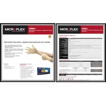 Ansell MICROFLEX® 63-864 Koruyucu Eldiven L BEDEN