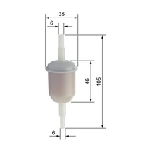 Yakıt Filtresi - Fiat Panda, Croma, Fiorino, Cinquecento, Uno, 126, 127, Duna, Mille, 1310, 1300 - Bosch-0450904058