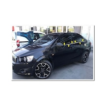Db Chrome Chevrolet Aveo Sedan Cam Çıtası Nikelajı 2012 Sonrası 4