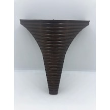 DEKORATİF, 15 CM PLASTİK, CEVİZ BAZA,KOLTUK,MOBİLYA AYAĞI (4 ADET