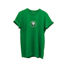Kurt Ve Türk Özel Koleksiyon Serisi-10 Tasarım Baskılı %100 Pamuk T-shirt Yeşil