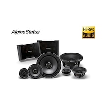 Alpine Hdz-653 3 Yollu 16cm Hi-res Komponent Mid Takımı 300 Watt