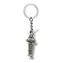 Artemis Figürlü Bereket Temalı Metal Anahtarlık Gümüş Renk Mitolojik Unisex Aksesuar