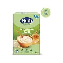 Hero Baby Sütlü İrmikli Ballı 200g X6