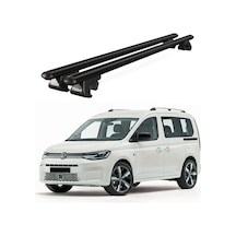 Volkswagen Caddy Van 2015 Ve Sonrası Uyumlu Siyah Ara Atkı Port Bagaj Tavan Barı