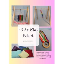 3 Ay Eko Paket Montessori Bebek Eğitim Kiti