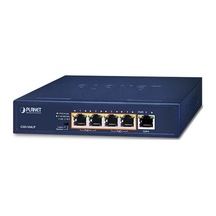 Planet PL-GSD-504UP 2 Port 10/100/1000T 802.3BT PoE + 2 Port 10/100/1000T Yönetilemeyen Switch