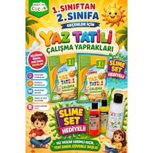 Hakim Çocuk 1. Sınıftan 2.sınıfa Geçenler İçin Yaz Tatili Çalışma Yaprakları Slime Set Hediyeli