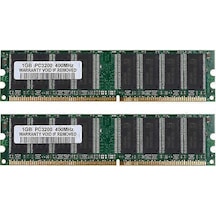 Moveevo 2 Adet Ddr1 400mhz 1gb Masaüstü Bellek Modülü - Pc3200 Cl3 184 Pin Dımm Toplam 2gb