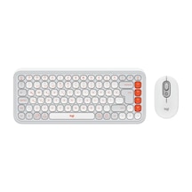 Logitech Pop Icon Kablosuz Bluetooth Sessiz Q Klavye ve Mouse Seti
