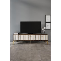 180 CM DUBAİ MDF MEBRAN KAPAK EKRU CEVİZ