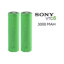 Sony Vtc6 18650 3.7V 3000 Mah Li-ion 2'li Şarjlı Pil