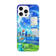 İphone 16 Pro Max Uyumlu Baskılı Şeffaf Telefon Kılıfı Koleksiyon: Aeroglass Mirage 8
