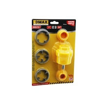 6pcs Plastik Su Borusu Dış Diş Açma Matkap Ucu 1 - 1/2 - 3/4 5691