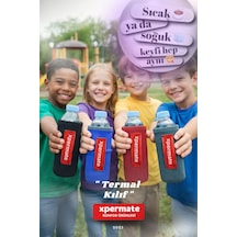 Xpermate Termal İçecek Kılıfı Sıcak & Soğuk Tutan Su Termal Kılıf 0,5l Mavi