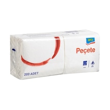 Aro Peçete 200 Adet Beyaz 23x25 Cm Tek Katlı 6'li Avantaj Paketi - 6 Adet Tarı