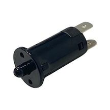 Mini Buton Pls Ters Kontak On-off 12 Mm Siyah