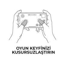 Wasp Mobil Oyun Parmaklığı Pubg, Free Fire, Mobile Legends İle Uyumlu Terletmez Oyuncu Parmak Kılıfı Yüksek Hassasiyetli, Nefes Alabilir Ve İnce Dokunmatik Ekran Parmaklığı Siyah