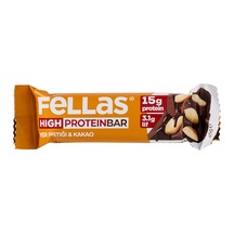 5 Adet Fellas Yüksek Protein Bar - Yer Fıstığı Ve Kakao 45 G