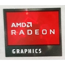 OEM Amd Radeon Graphic Sticker Parlak Etiket D127