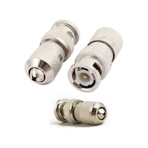 10 Adet Metal Bnc Kamera Kayıt Cihazı Bağlantı Ucu Bnc Yüksek Çözünürlük