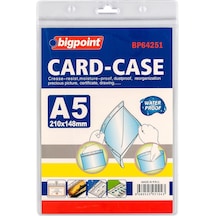 Bigpoint Kilitli Kart Poşeti Dikey A5 148x210mm X 10 Adet
