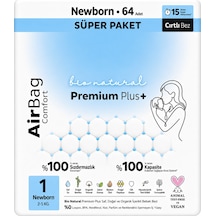 Premium Plus Airbag Comfort Bebek Bezi 1 Beden 64 Adet 1 Numara